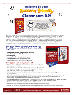 Classroom Kit Welcome Booklet