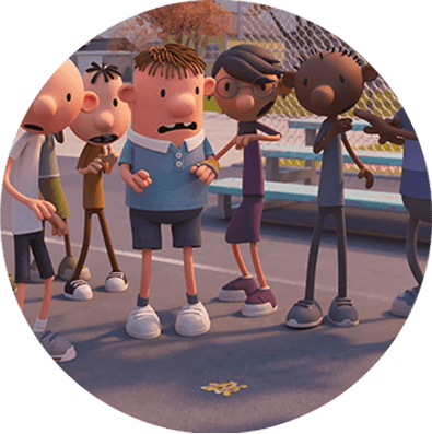 GREG HEFFLEY FROM THE DIARY OF THE WIMPY KID 3D model animated