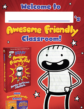 Awesome Friendly Classroom Door Poster