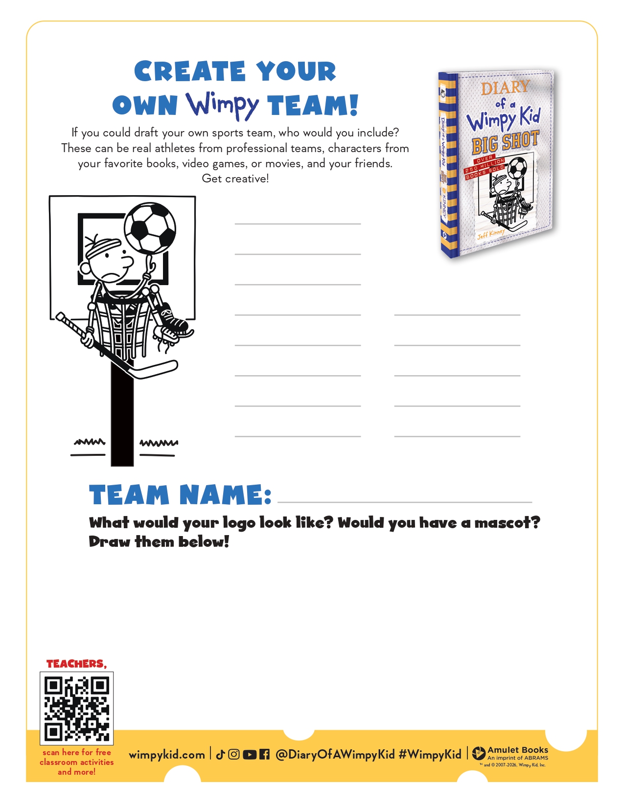 Create Your Own Wimpy Team