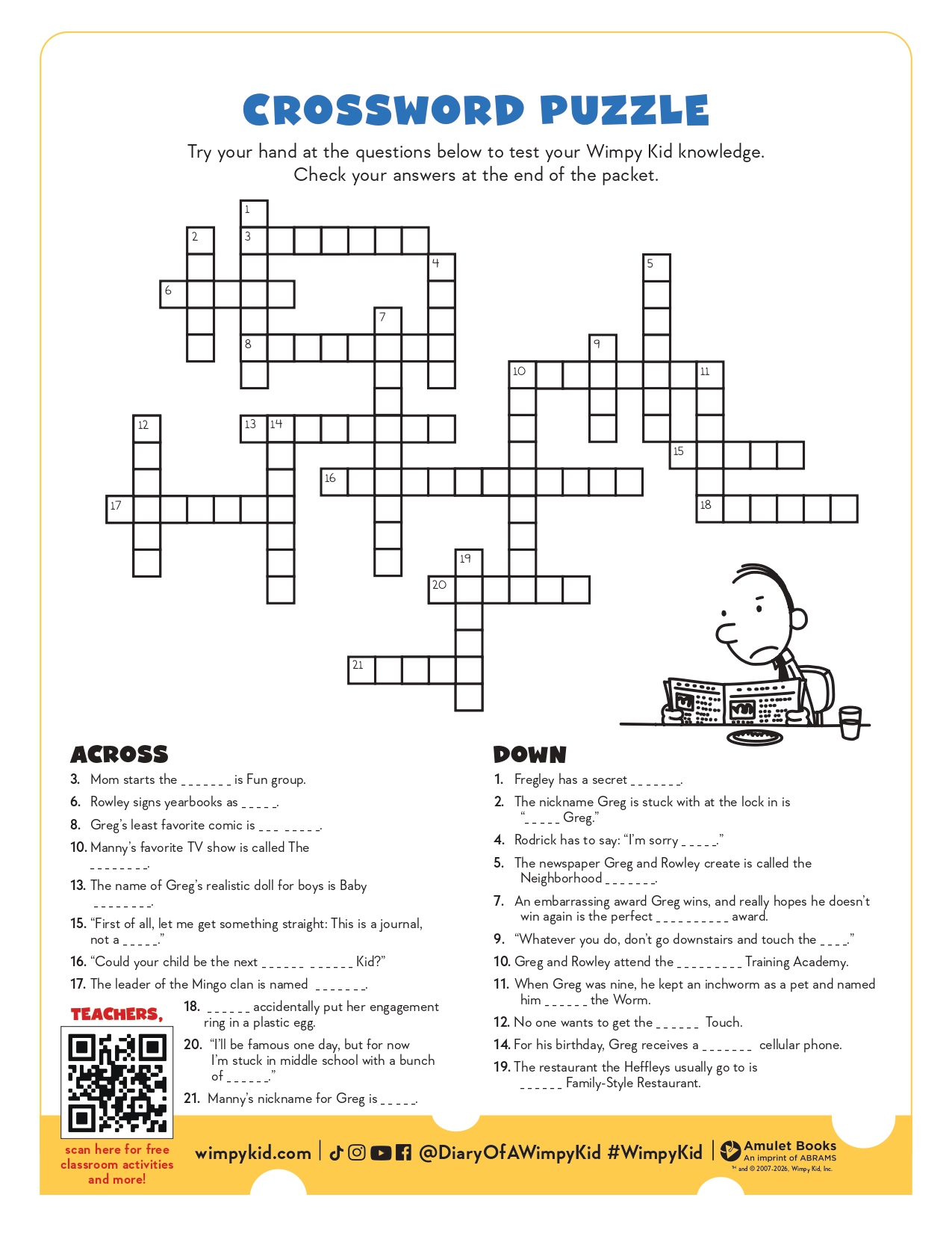 Crossword Puzzle